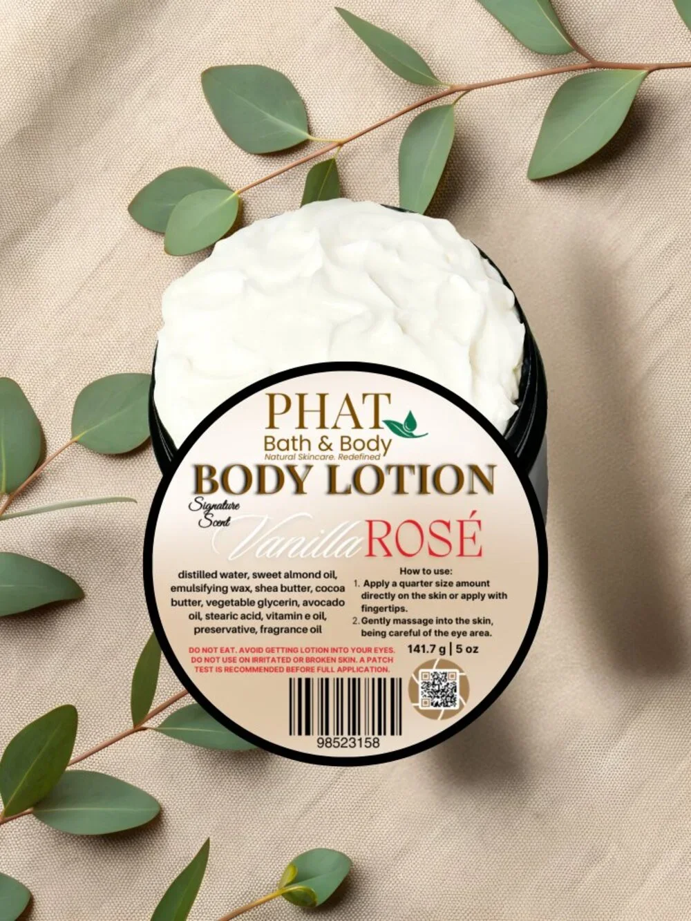 Phat Bath & Body Vanilla Rosé Body Lotion